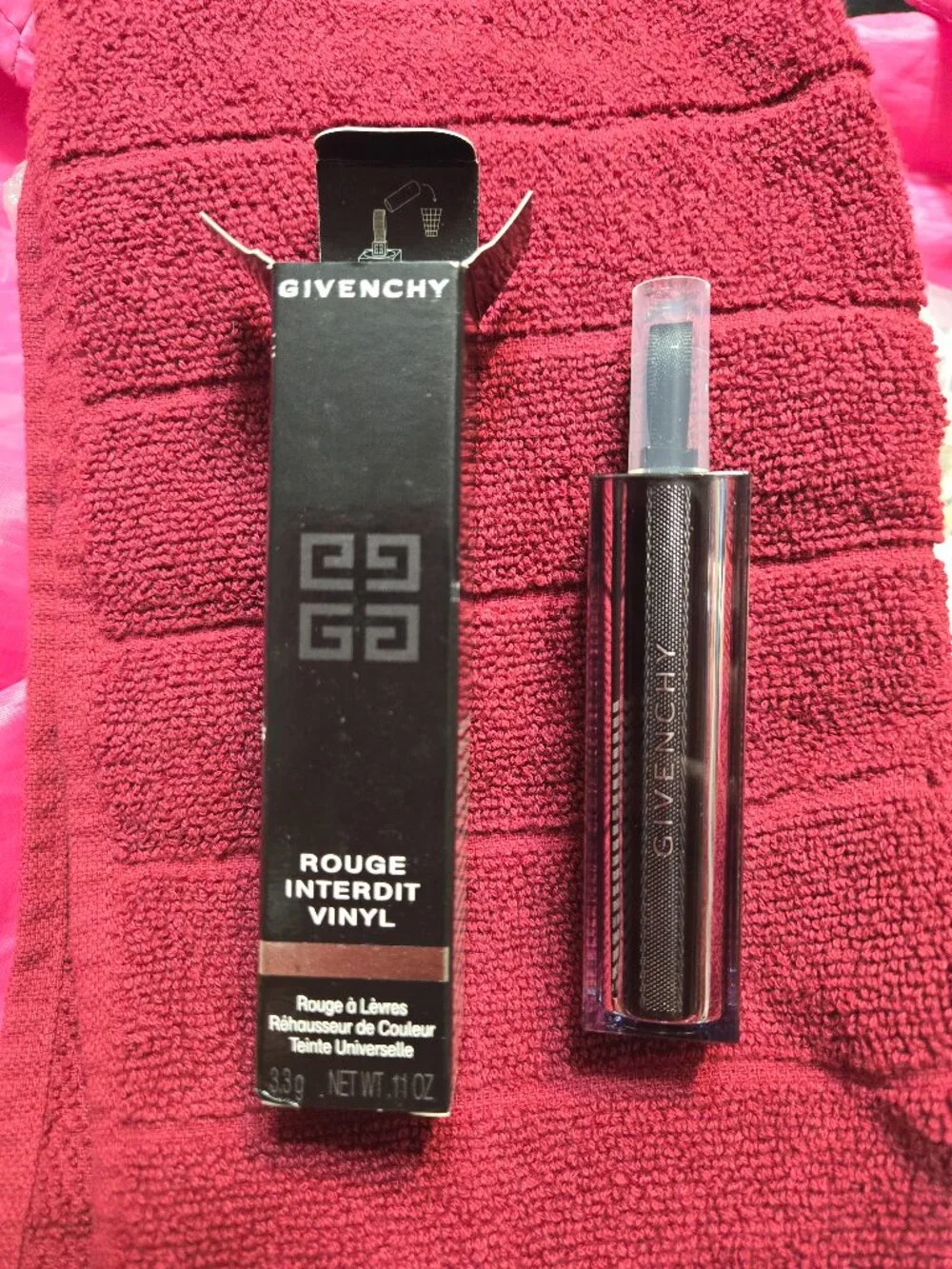 Givenchy Rouge Interdit Vinyl lipstick